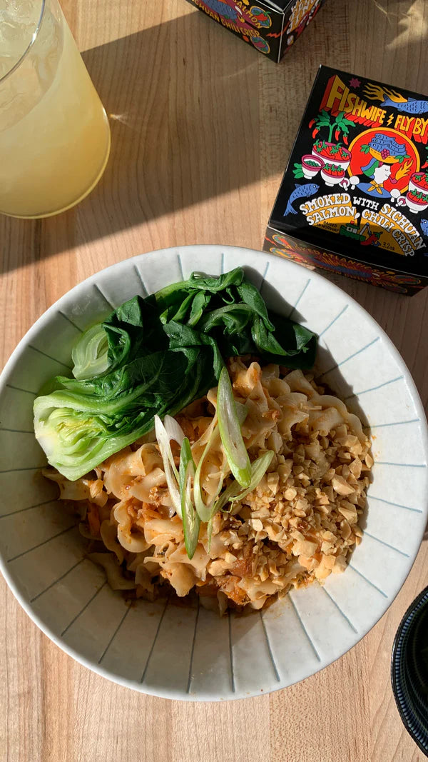 Salmon Dan Dan Noodles