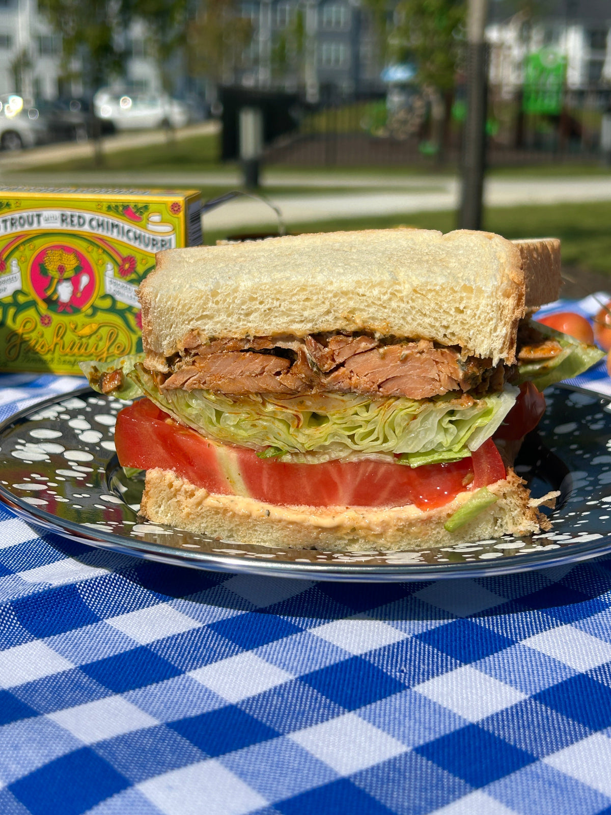 TLT Sandwich with Chimichurri Mayo