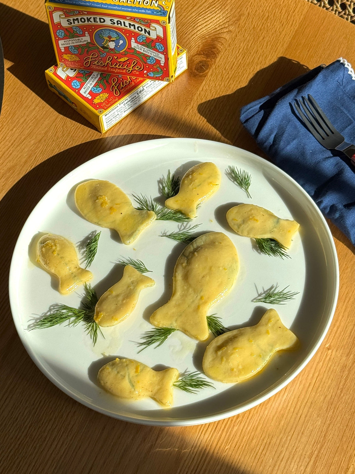 Smoked Salmon & Ricotta Ravioli