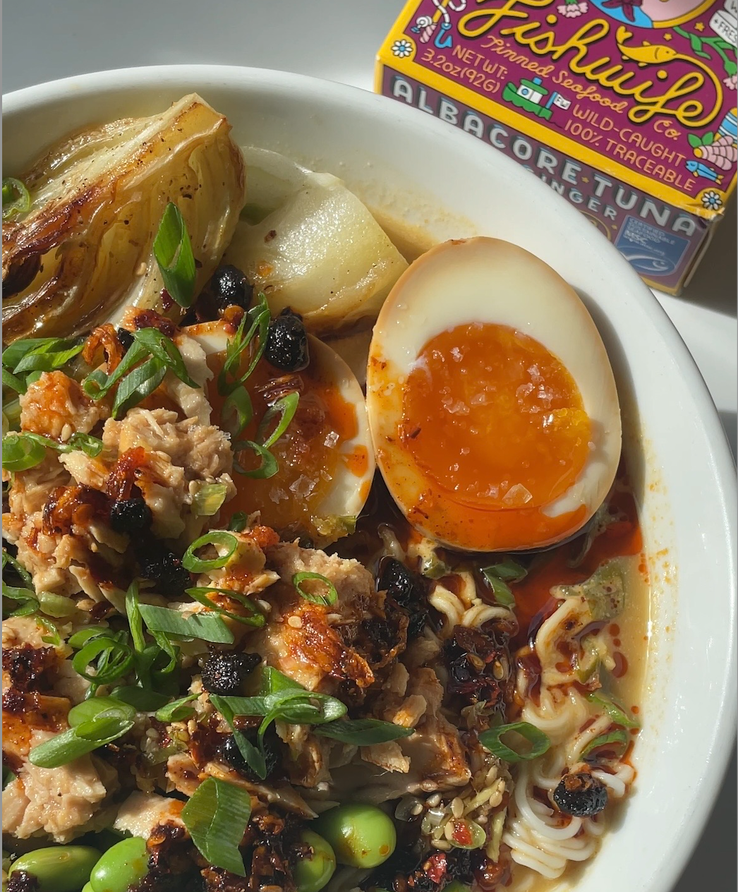 Soy Ginger Tuna Ramen Bowl